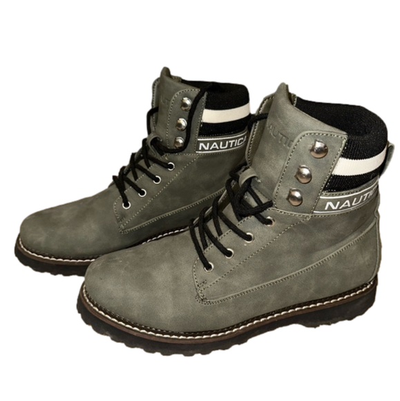 Nautica Shoes - EUC Nautica Womens Explorer Ankle Boots Olive Galiah W8.5/M7